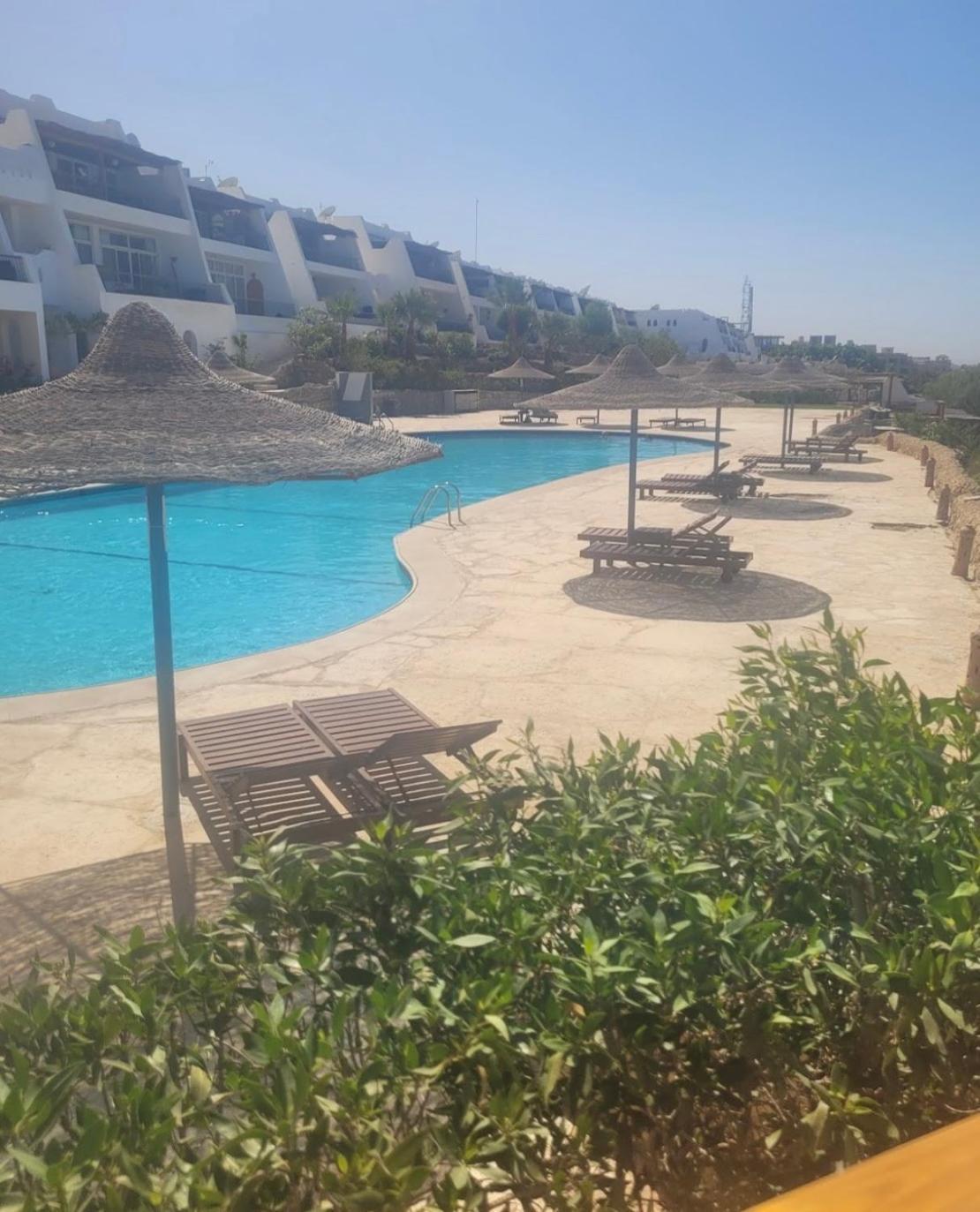 Cordoba Sea View Apartment With Open Air Jacuzzi At Mastaba Hurghada Eksteriør bilde