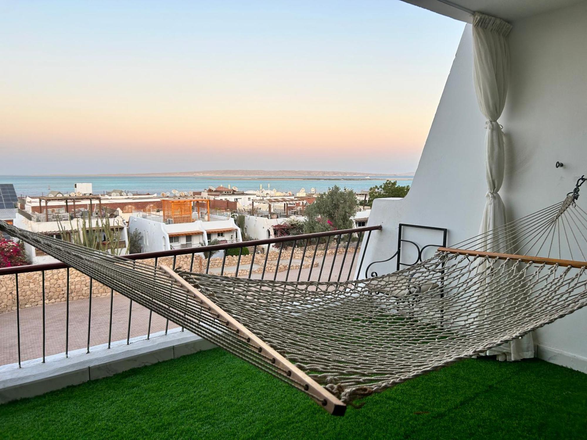 Cordoba Sea View Apartment With Open Air Jacuzzi At Mastaba Hurghada Eksteriør bilde